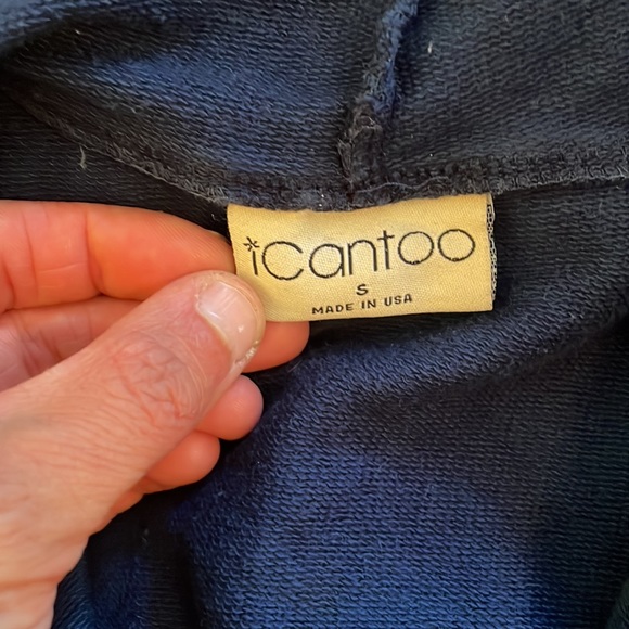 Cantoo- Sweatshirt jacket/cardigan - made in USA 100% cotton - Picture 3 of 3